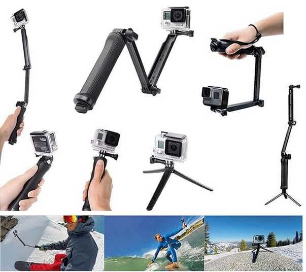Wielofunkcyjny monopod uchwyt do kamer sportowych GoPro,  XIAOMI Eken