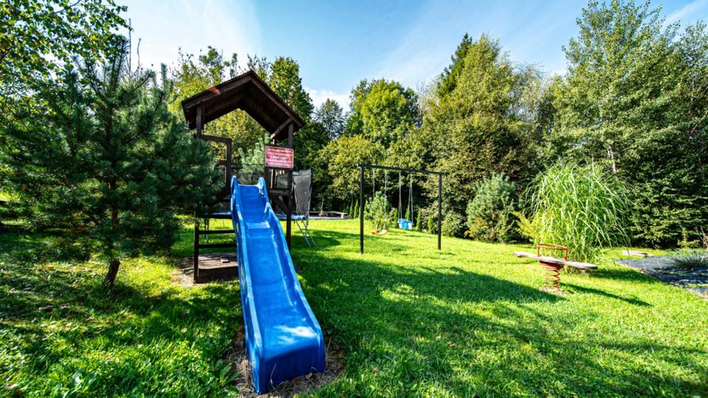 Wakacje  Domek w Zaciszu Harklowa letniskowy sauna, jacuz, basen