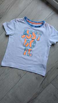 Nike Just do It bluzka koszulka T Shirt sportowa 116 122 cm
