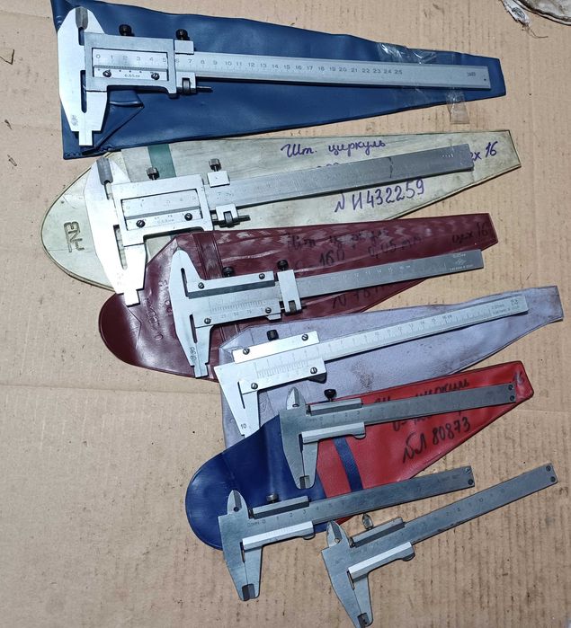 Кутник для перевірки фрезерних станків на точнісь, штангенрейсмас СРСР