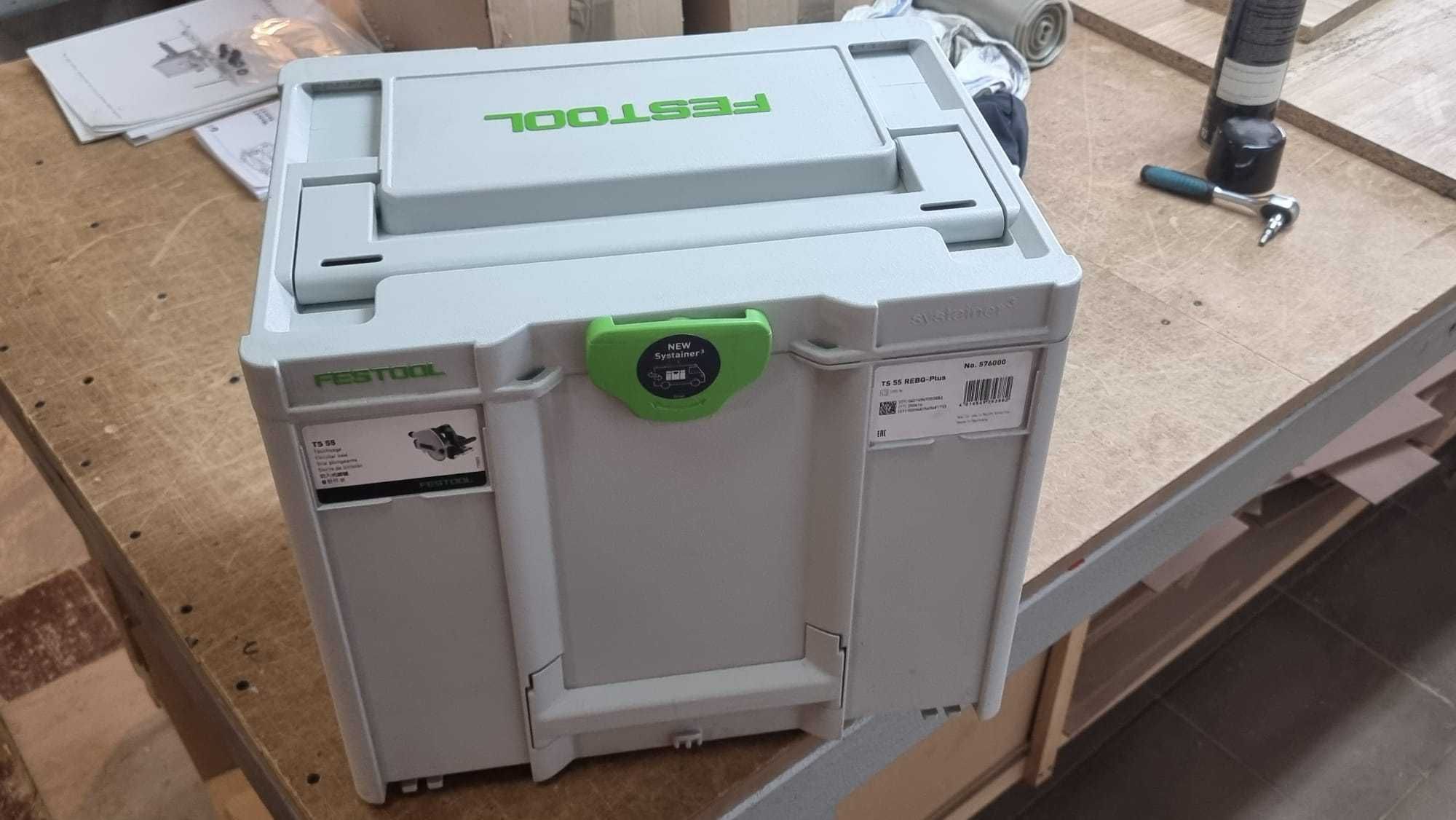 Zagłębiarka Festool TS 55 REBQ-Plus, BDB stan, komplet z systainerem