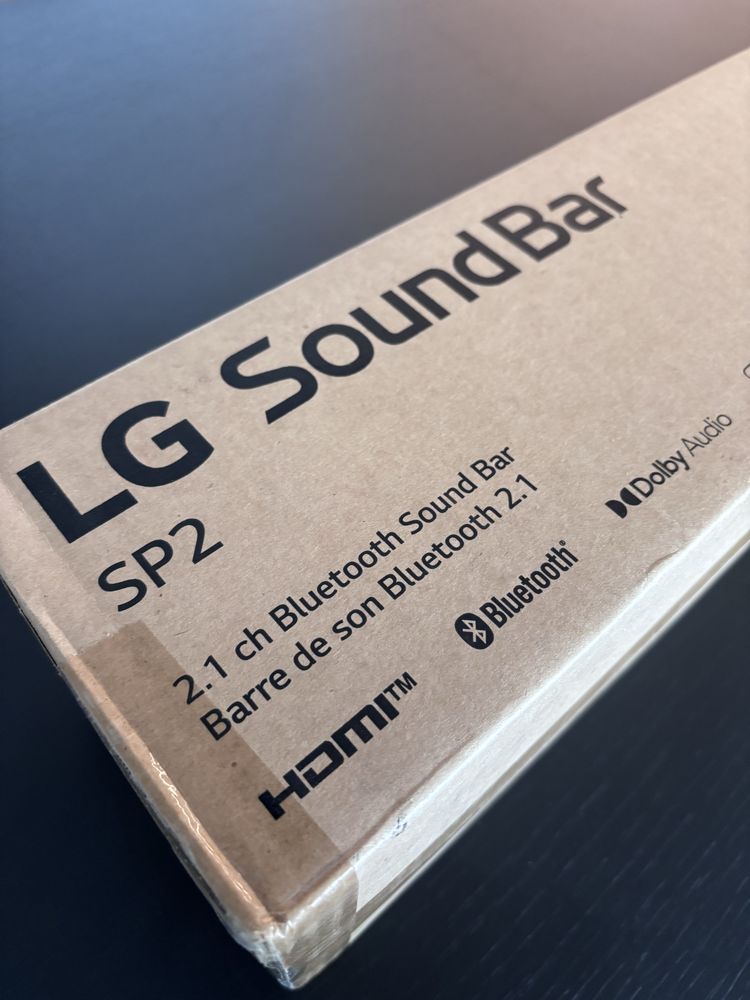 Soundbar LG SP2 (2.1 - 100 W - Subwoofer Incorporado)