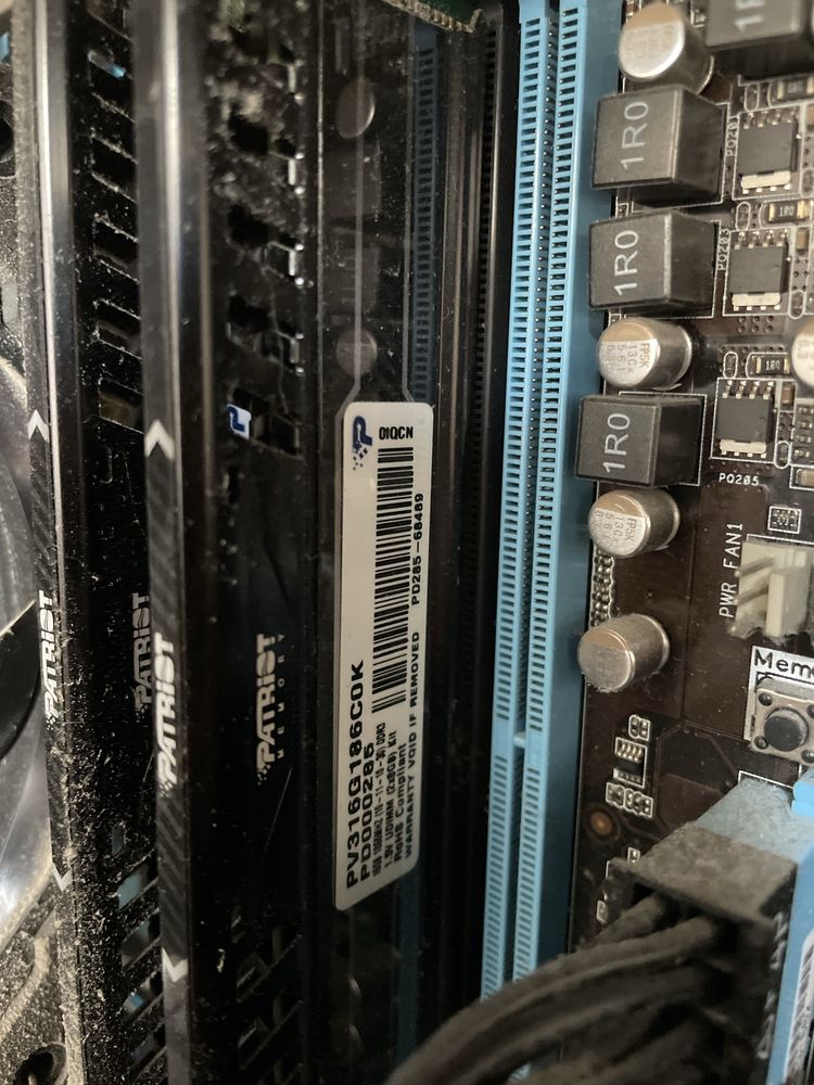 Zestaw: Intel i7‑3770K + byAsus P8P67 Deluxe + 16 GB RAM DDR3 1866 MHz