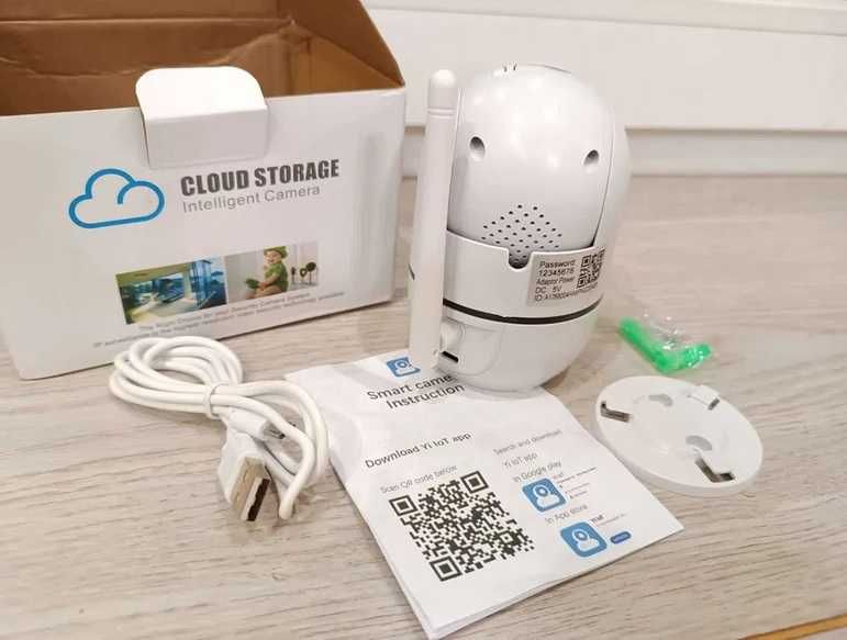 IP HD 2МP , камера Wi-Fi, прил: Yi Iot ;  Ftycampro ; YsxLite V380 Pro