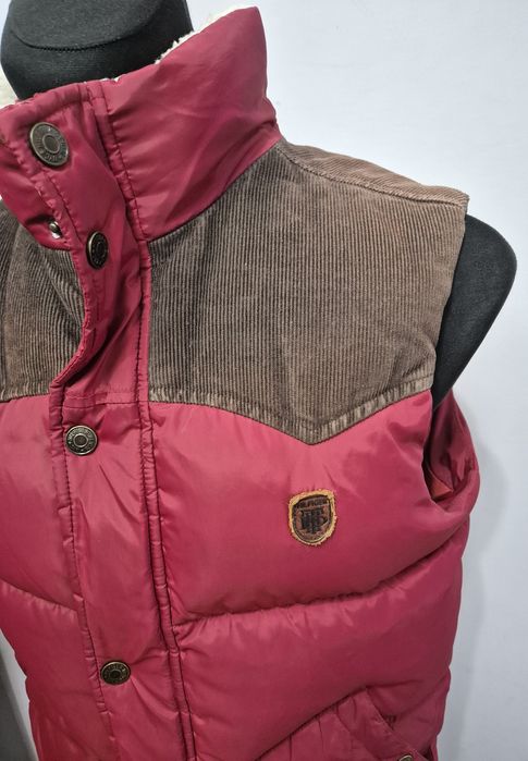 TOMMY HILFIGER roz S męska kamizelka ocieplacz puchowy goose down puch