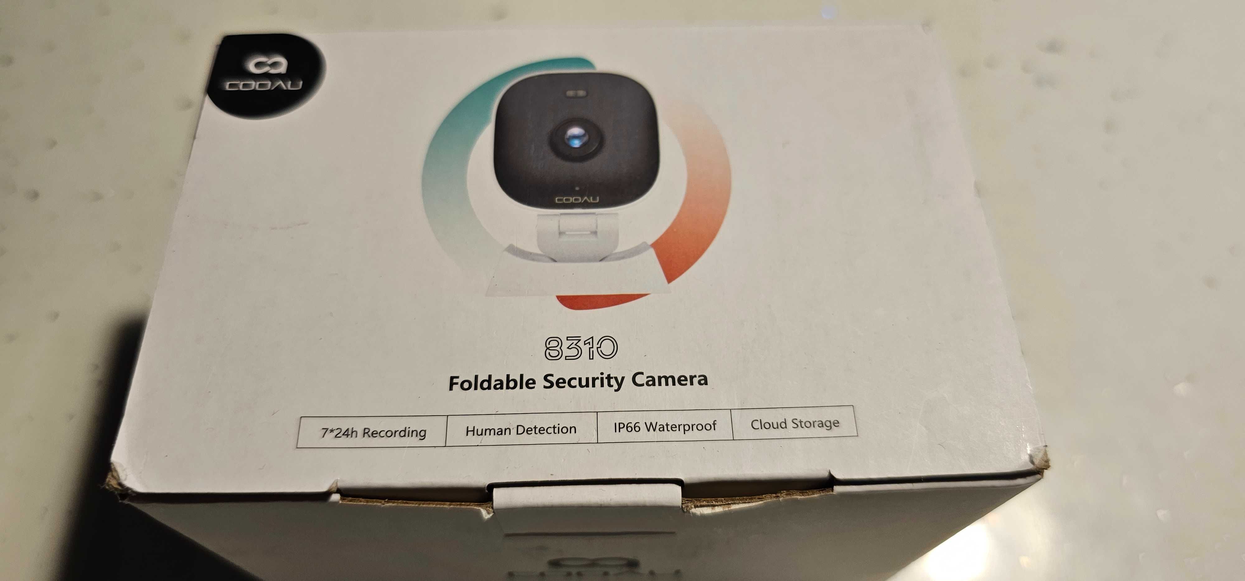 COOAU 2K Bezprzewodowa kamera nadzoru WiFi,
