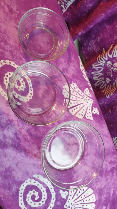 Nowy zestaw 3 szklanych miseczek kuchennych