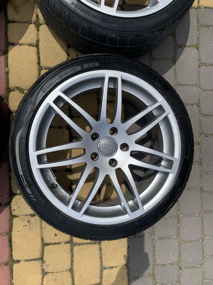 Alufelgi 18' audi s-line 225 40 r18 5x112 a3 a4 a6 opony letnie 6-7mm