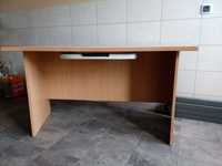 Duże biurko 160x80 z szufladą na klawiaturę gabinetowe