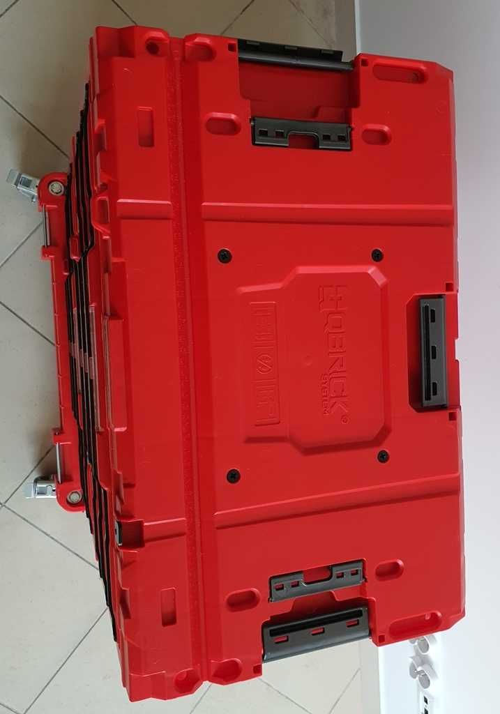 Zestaw QBRICK SYSTEM ONE Drawer 3 Toolbox 2.0 RED ULTRA HD Szuflady