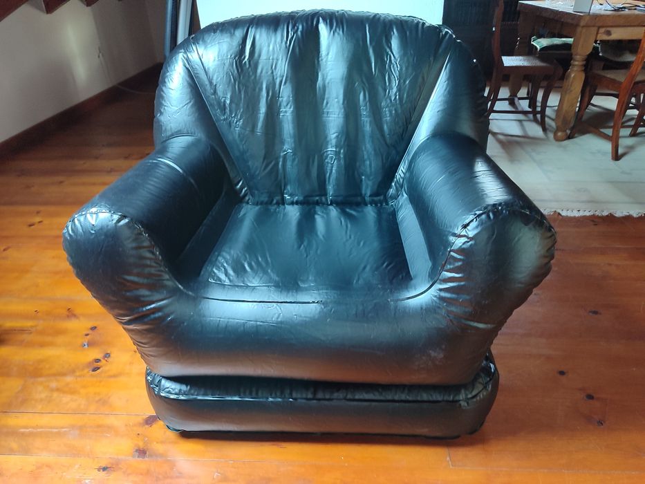 Cadeira de massagem insuflável