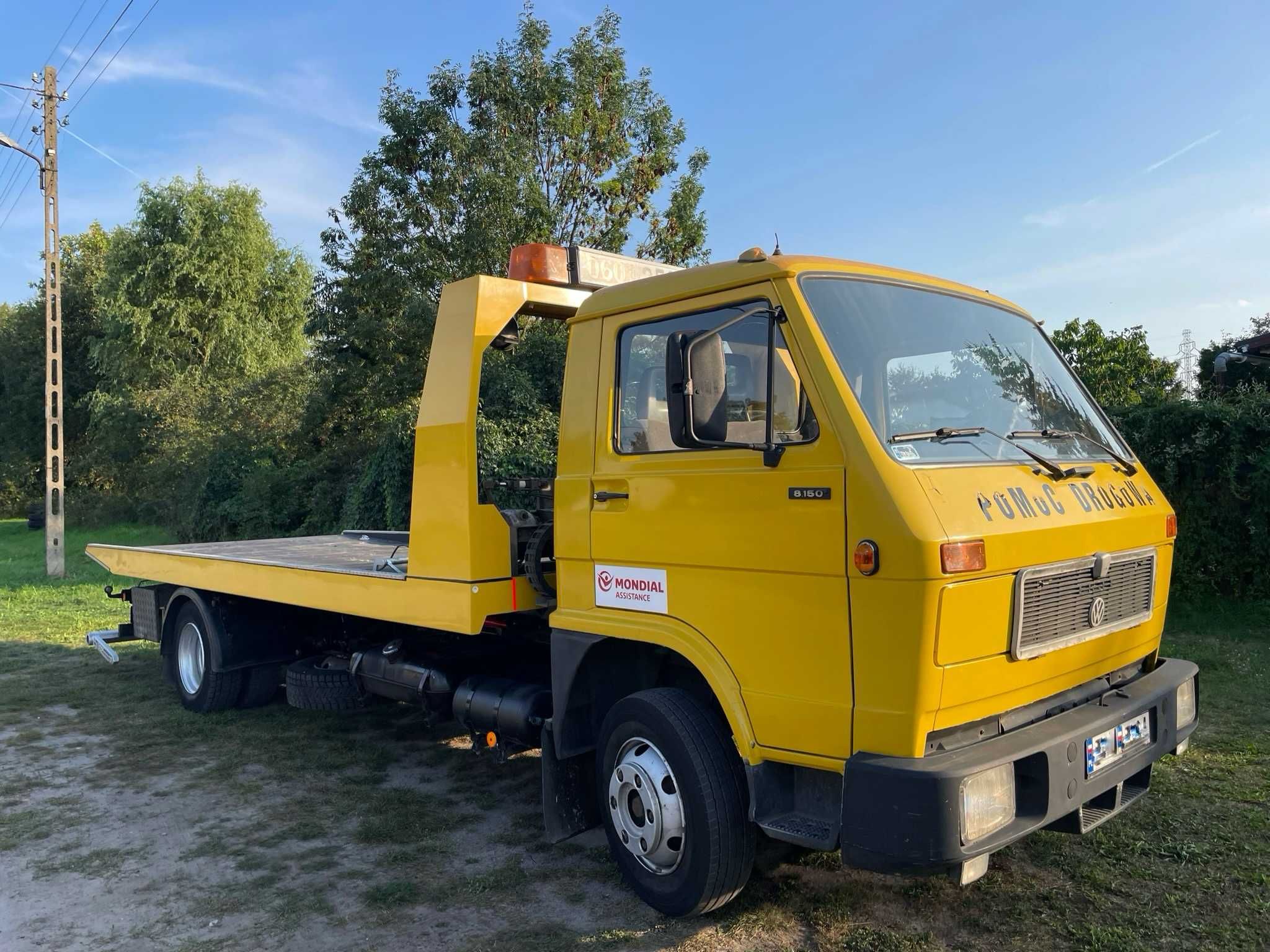 MAN 8150 pojazd specjalny autolaweta pomoc drogowa