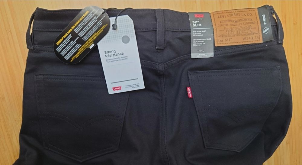 Jeansy Levi's 511 Slim (Strong) nowe z metką