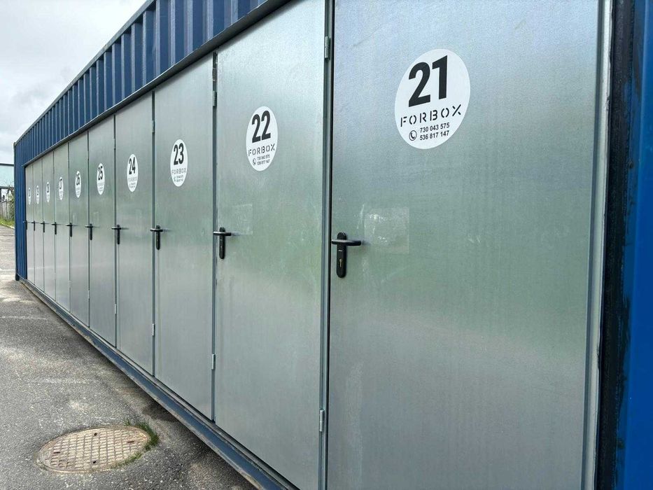 Magazyny 14m2 na wynajem kontenery morskie Gdańsk Morena