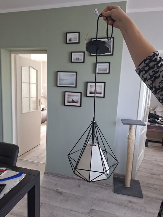 Zestaw żyrandol i lamki