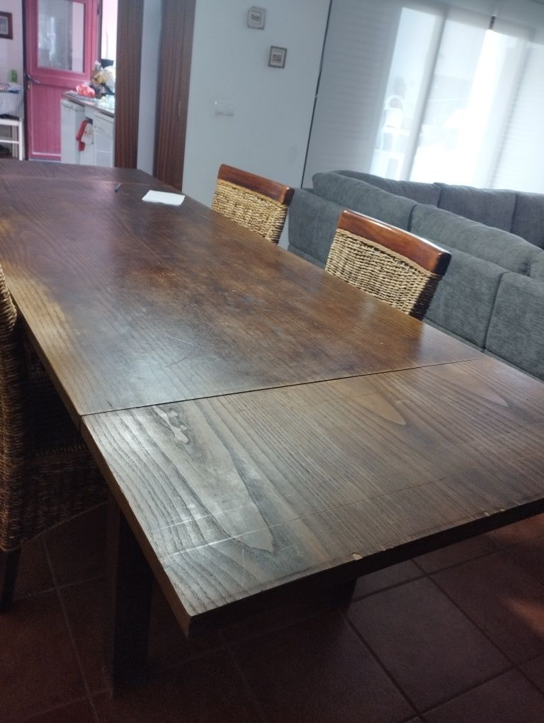 Mesa jantar rustica