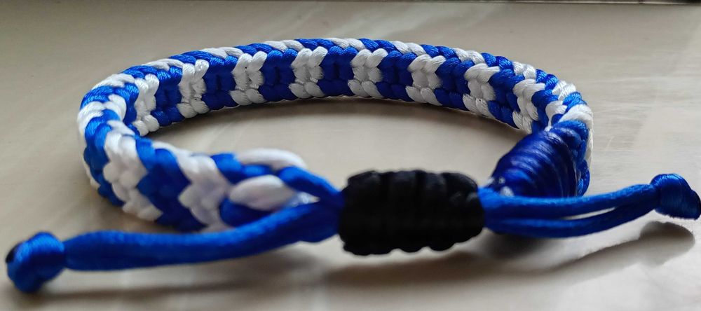 Bransoletka barwy Lech Poznań  bransoleta wzór3