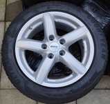 Felgi aluminiowe 16 cali 5x112 oryginalne niemieckie ALUTEC + opony