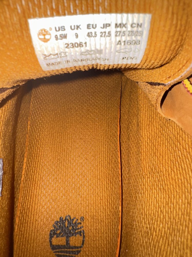 Ботинки Timberland 43-44 розміру