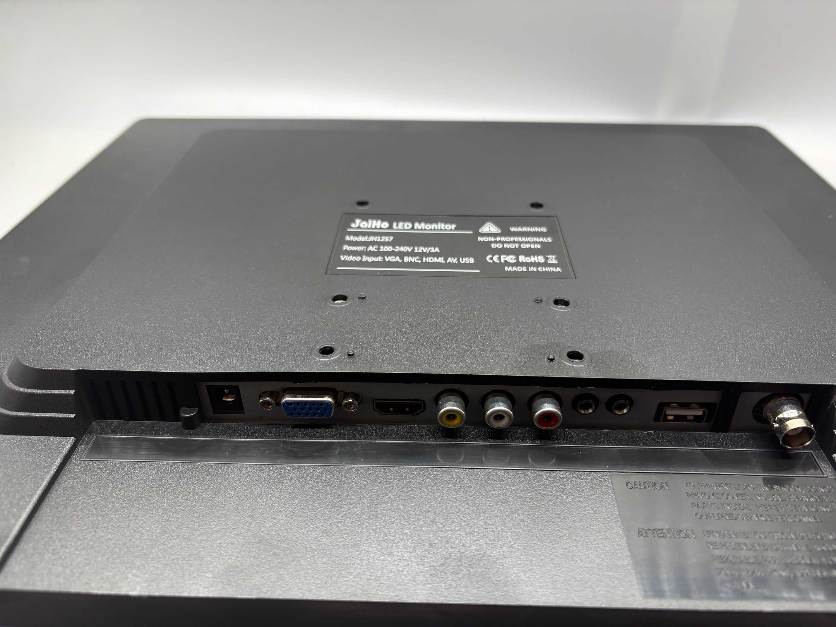 JaiHo 19 cali Panoramiczny monitor LCD VESA, HDMI/VGA/BNC/AV/USB CCTV