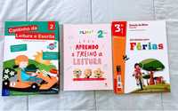 Manuais escolares e Livros de fichas 1º, 2º, 3º e 4 Ano