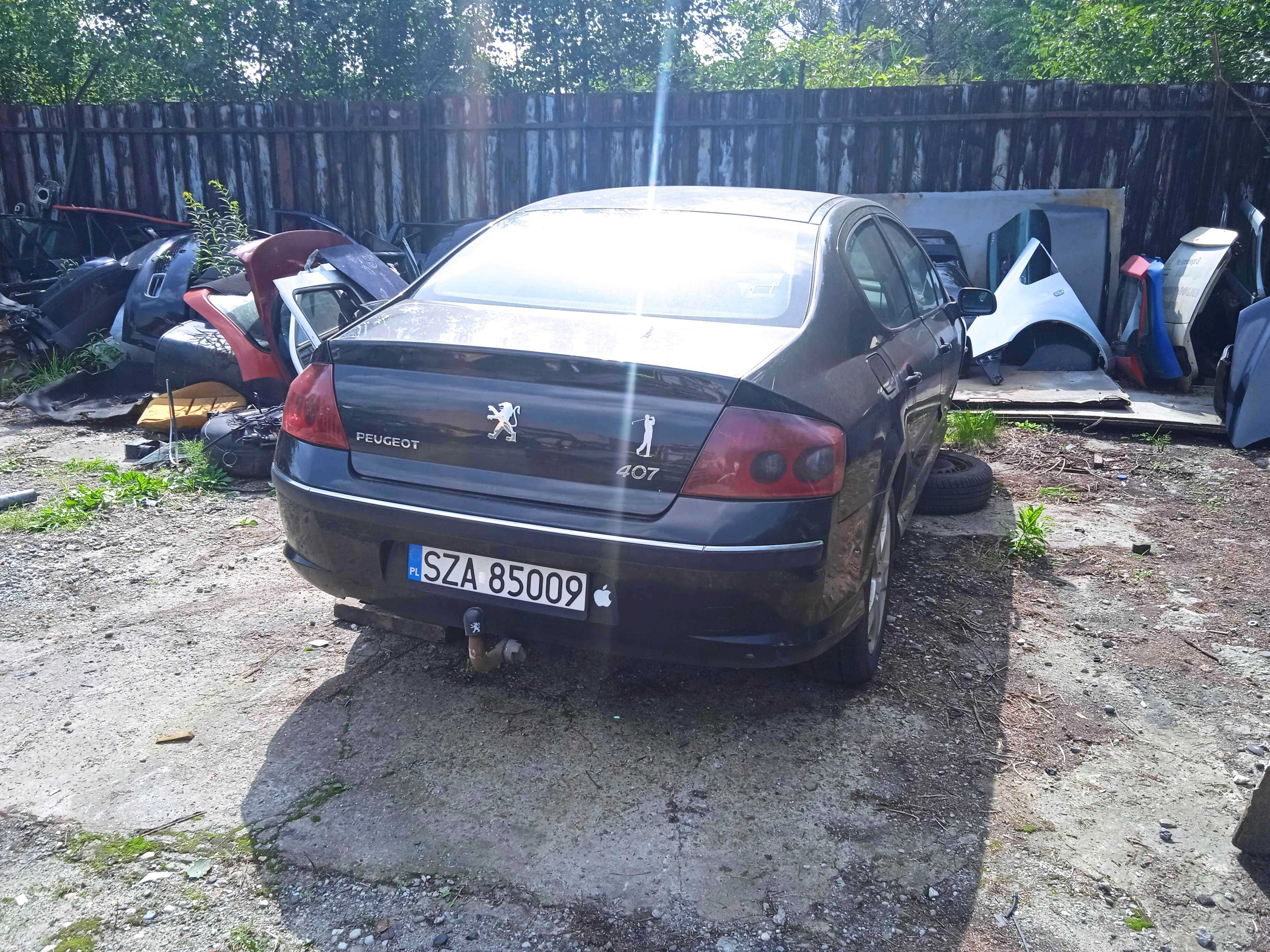 Peugeot 407 2.0hdi drzwi klapa fotele