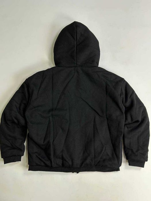 MA-1 бомбер черный мех двостороння куртка хутро зіпка чорний black S M