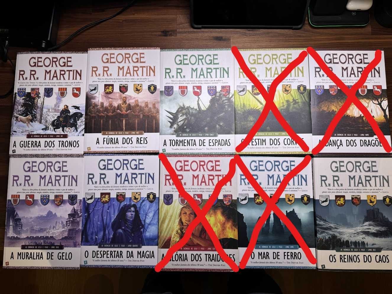 Livros  da Coleção Game of Thrones - Edição Saída de Emergência