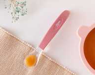 Colher silicone  step 2 rosa, cinza ou azul
