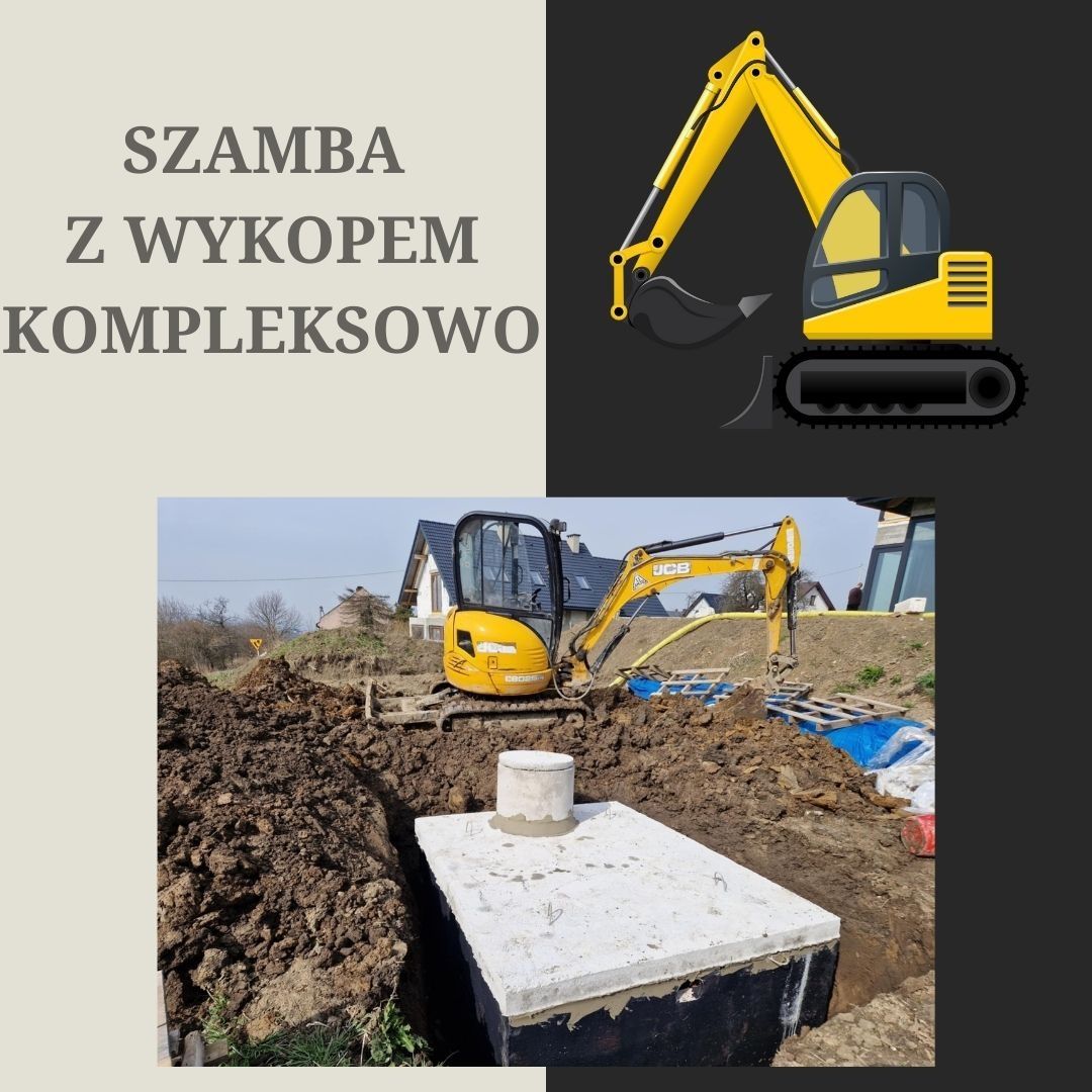 Szamba betonowe Z Wykopem Częstochowa Piotrkow Sulejów
