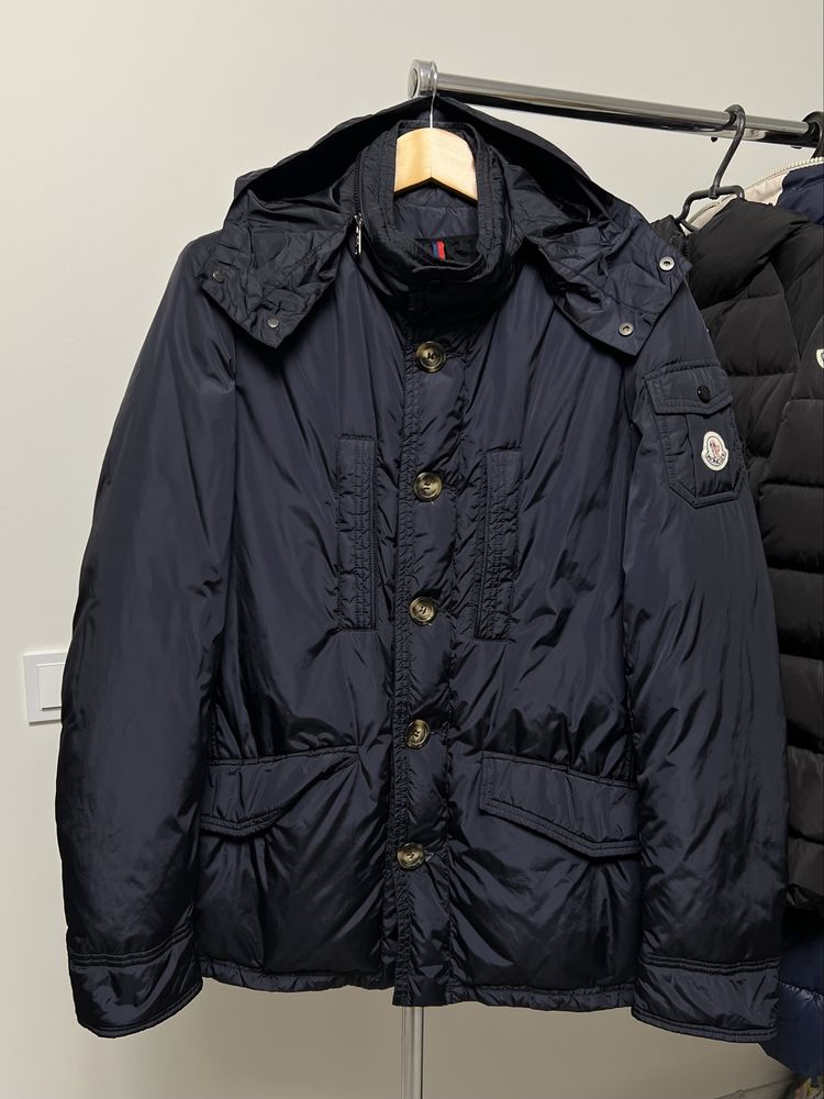 Куртка пуховик парка Moncler лого L