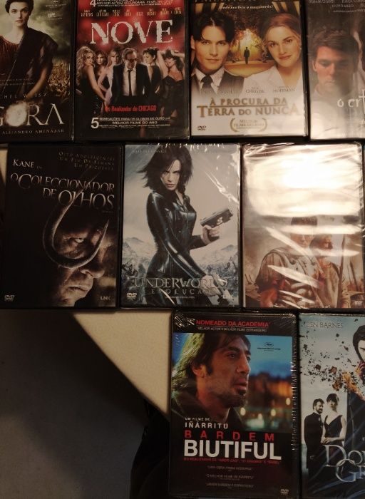 Filmes vários em DVD