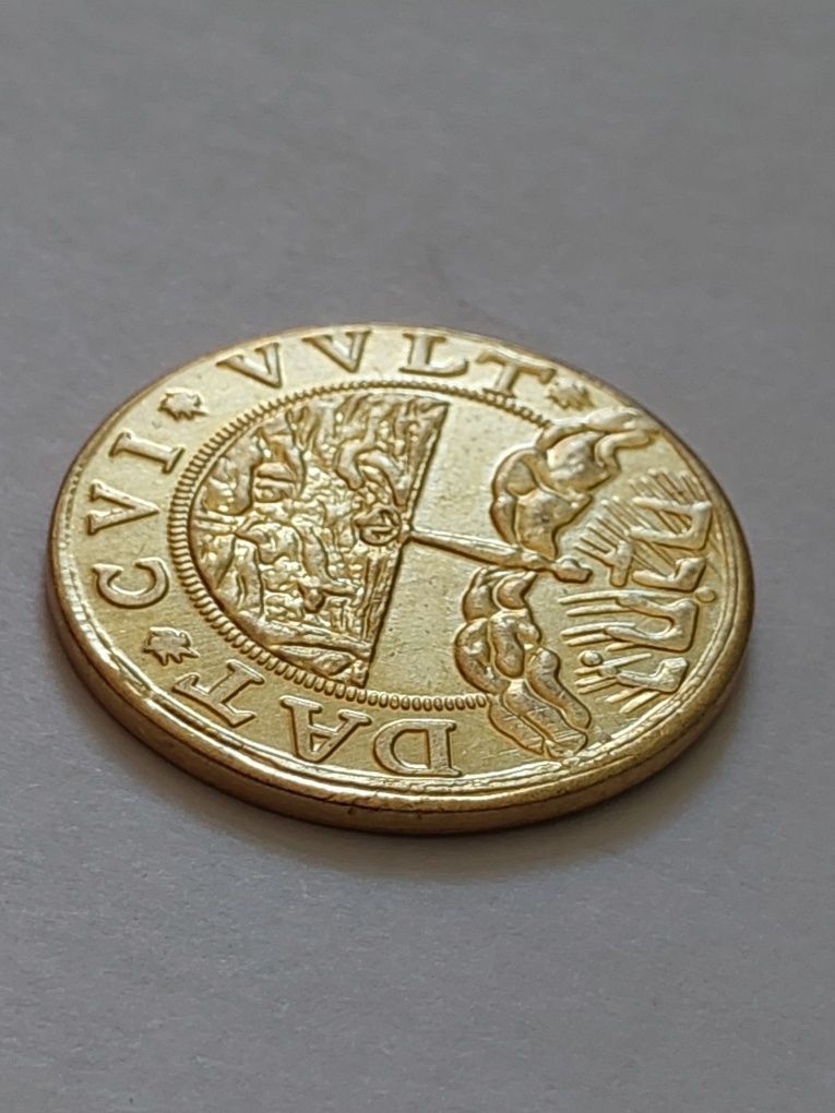 Moneta Szwecja 1568 Imię Boga JHWH