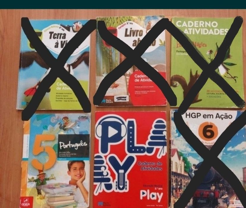 Livros/Manuais Escolares Usados - 5º ao 8º Ano