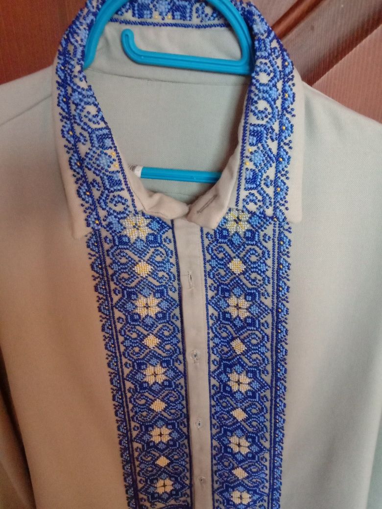 Сорочка вишита бісером