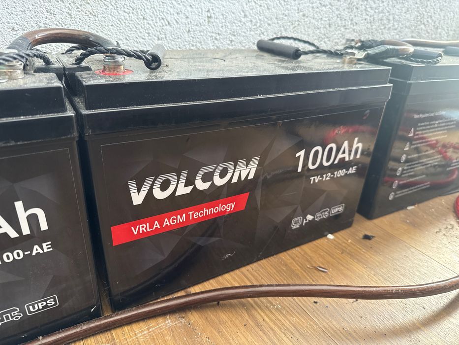 Akumulatory agm off grid fotowoltaika 12v 100ah