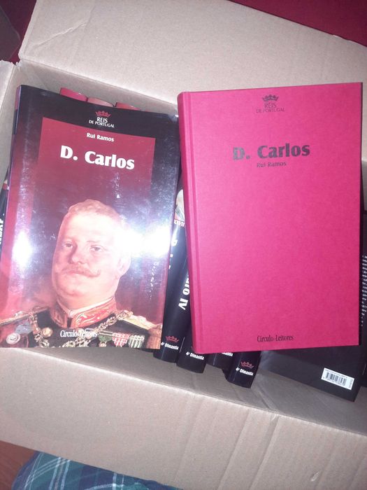Coleção Reis de Portugal completa [sem uso].Círculo dos Leitores.