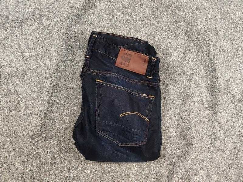 Нові ідеальні чоловічі завужені джинси G Star Raw 3301 темно сині ориг