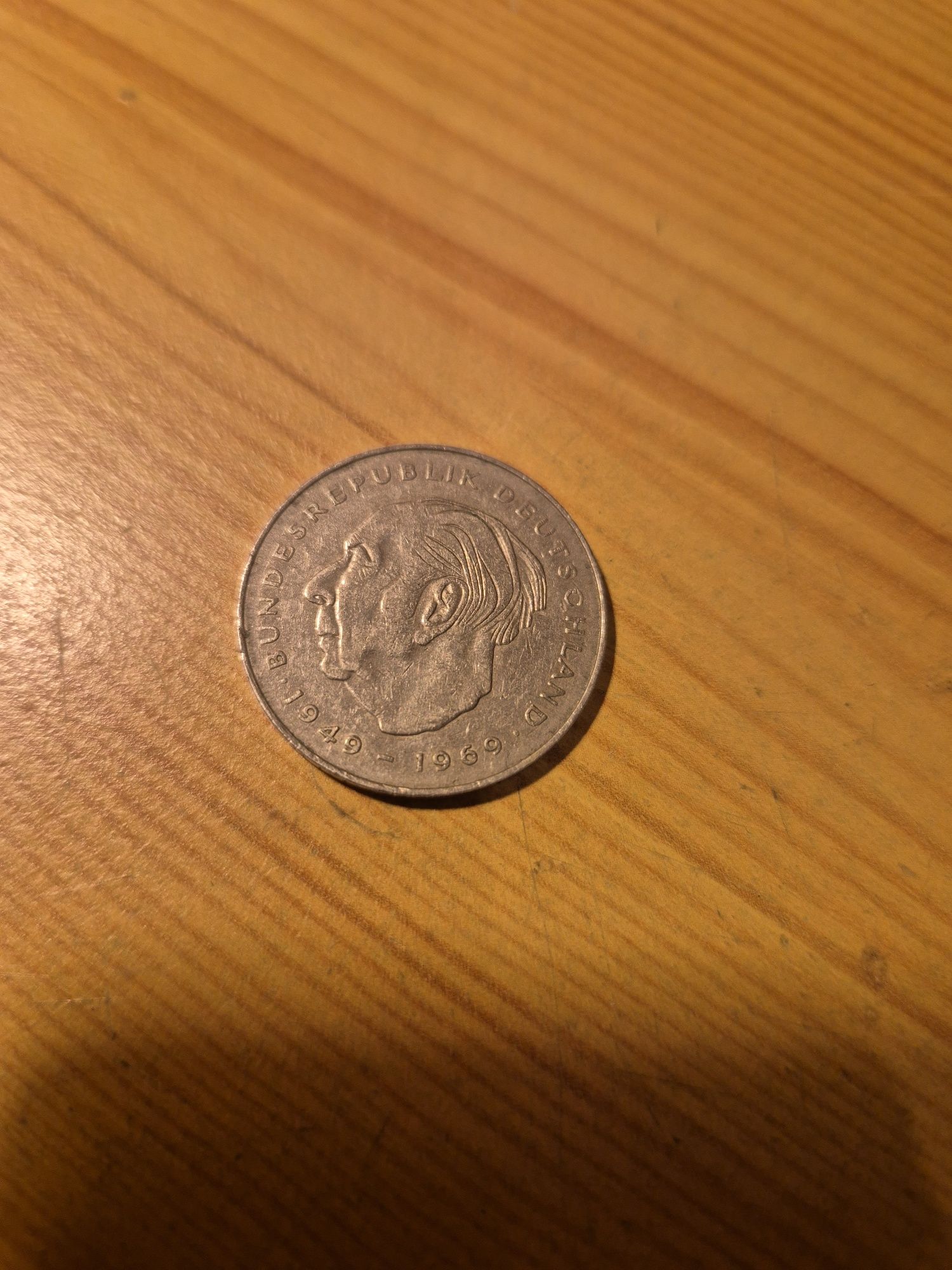 2 marki RFN 1969 r Konrad adenauer