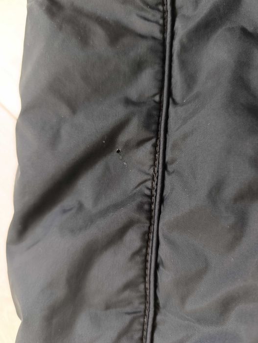 Czarna męska kurtka L pikowana