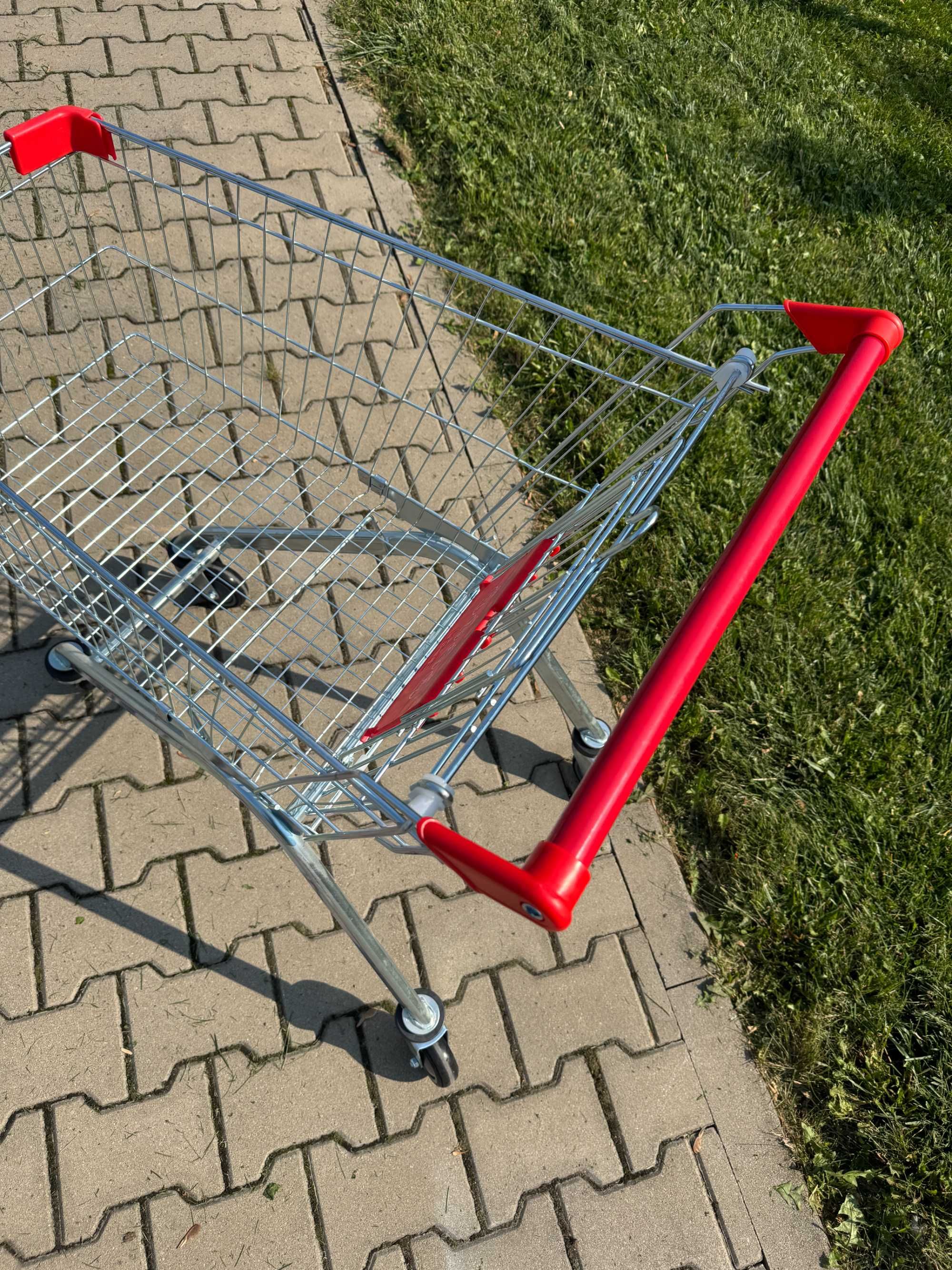 Wózek z koszem metalowym 100 LITRÓW do marketu i sklepu