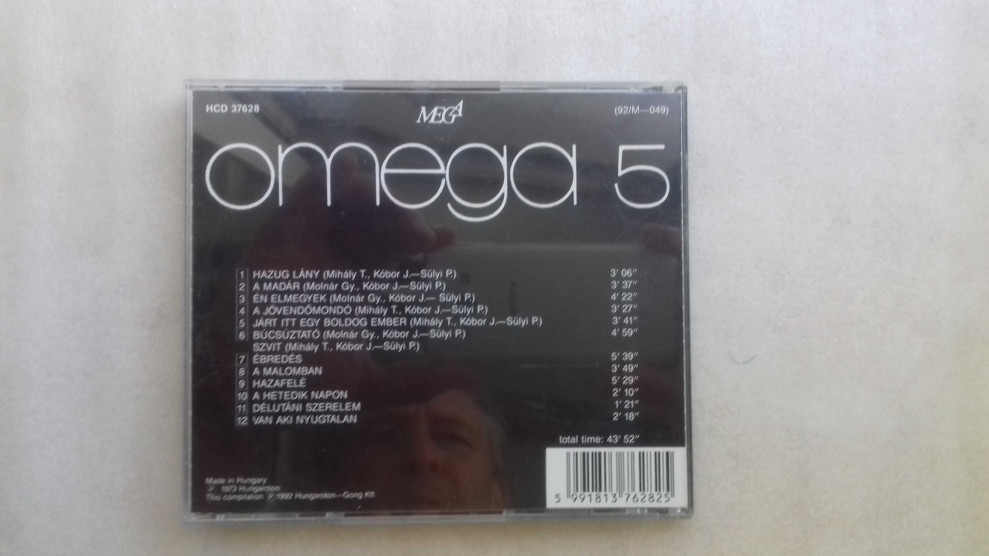 Omega 5 MEGA 92/M-049 IFPI Made in Hungary I wyd. CD