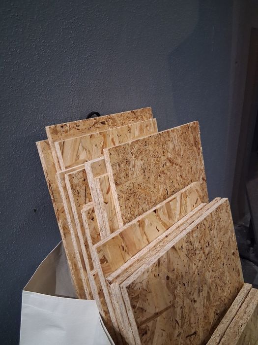 OSB de 12mm, estado cortado