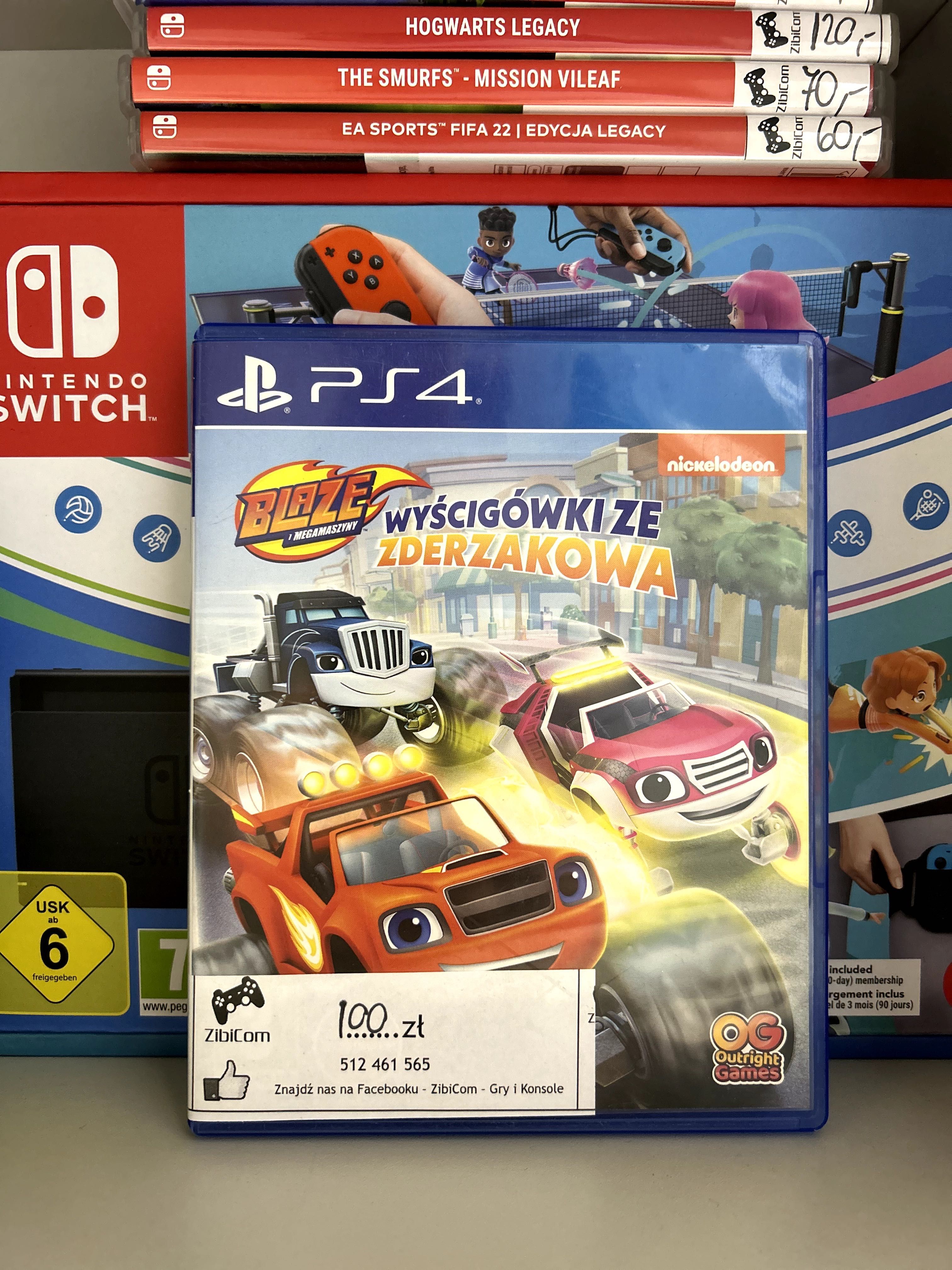 Blaze I Megamaszyny: Wyścigówki ze zderzakowa | PS4/PS5|Wysyłka|Kraków