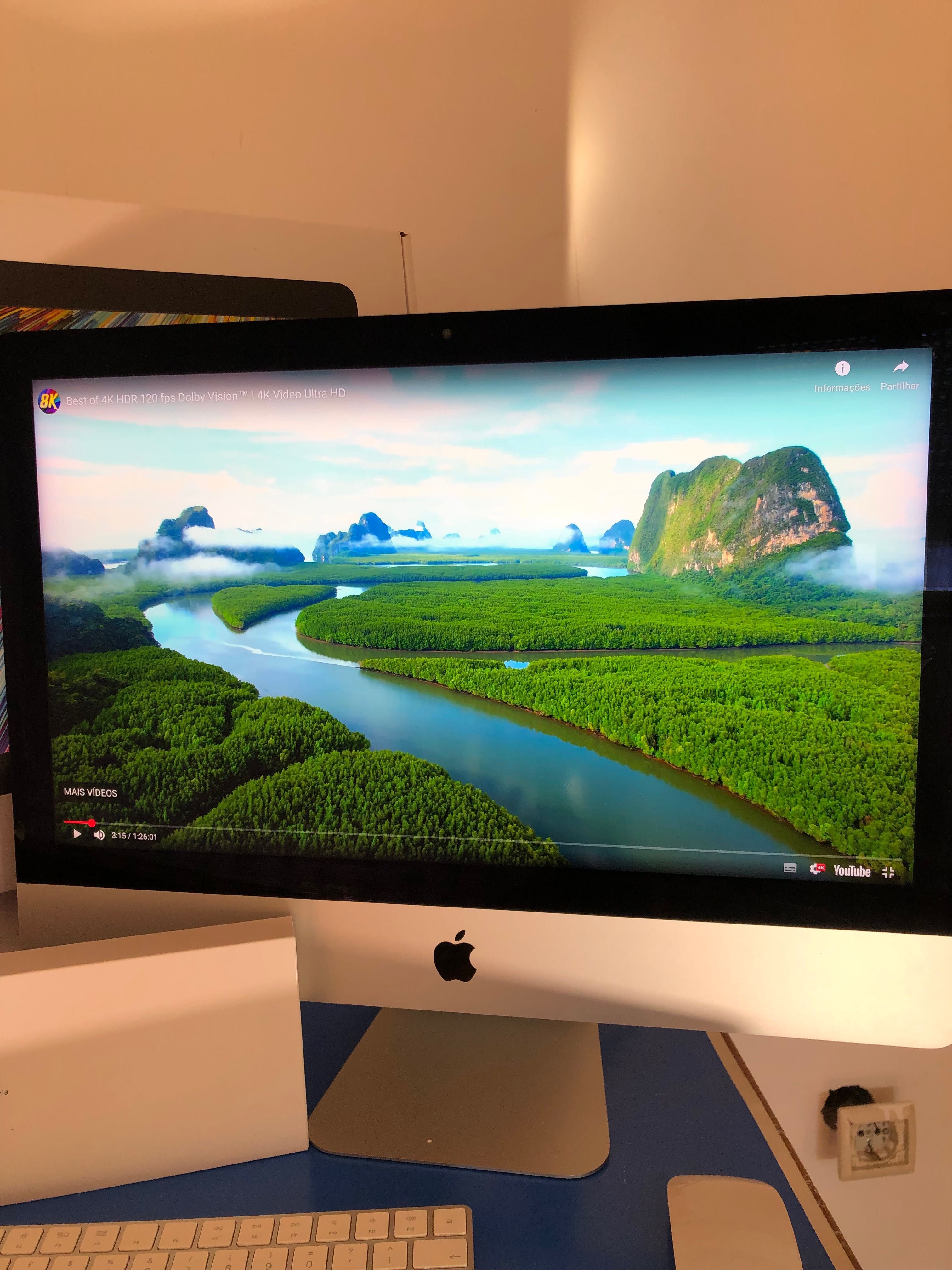 iMac 2017 4k em Caixa Magic Keyboard/Mouse