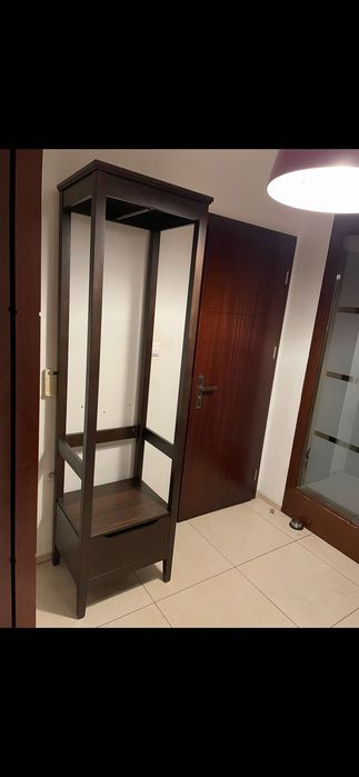 Ikea Idanas szafa otwarta ciemnobrązowa