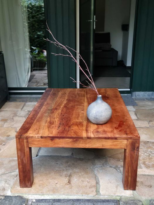 Stolik kawowy z drewna tekowego 120x80x40