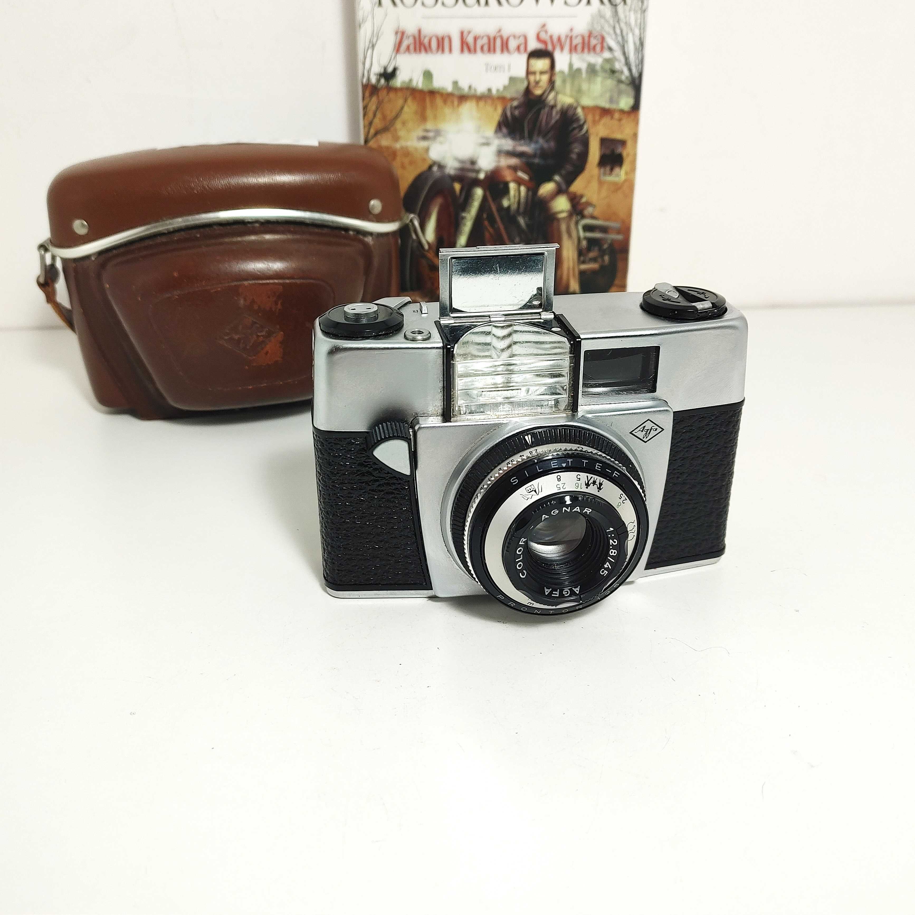 Bardzo ładny i niepospolity aparat analogowy Agfa Silette F z 1963 r