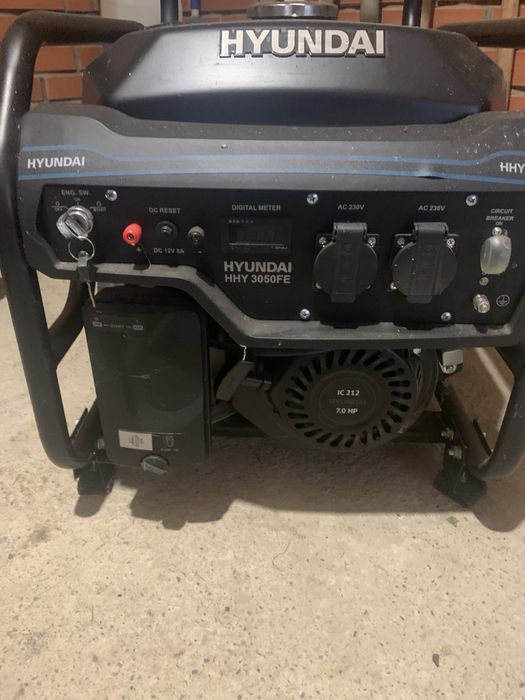 Генератор Hyundai HHY 3050 FE НОВИЙ! з візочком!(до 2 год відпрацював)