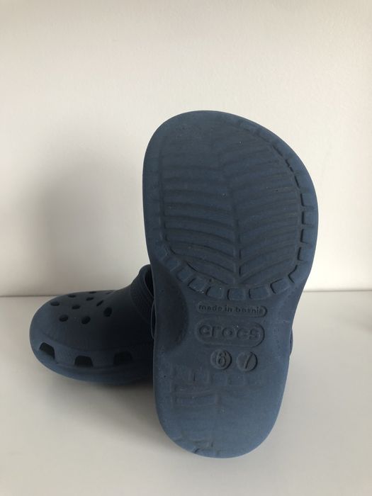 Crocs criança 6/7 azul marinho